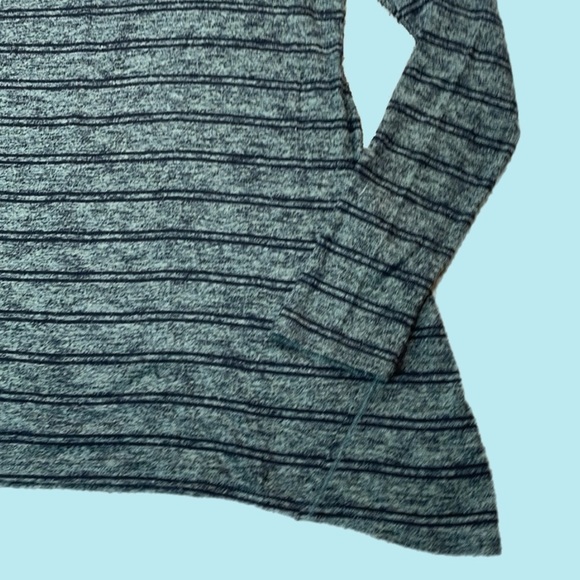 Stripes - Forest Green and Black Striped Long Sleeve Shirt - Picture 3 of 7